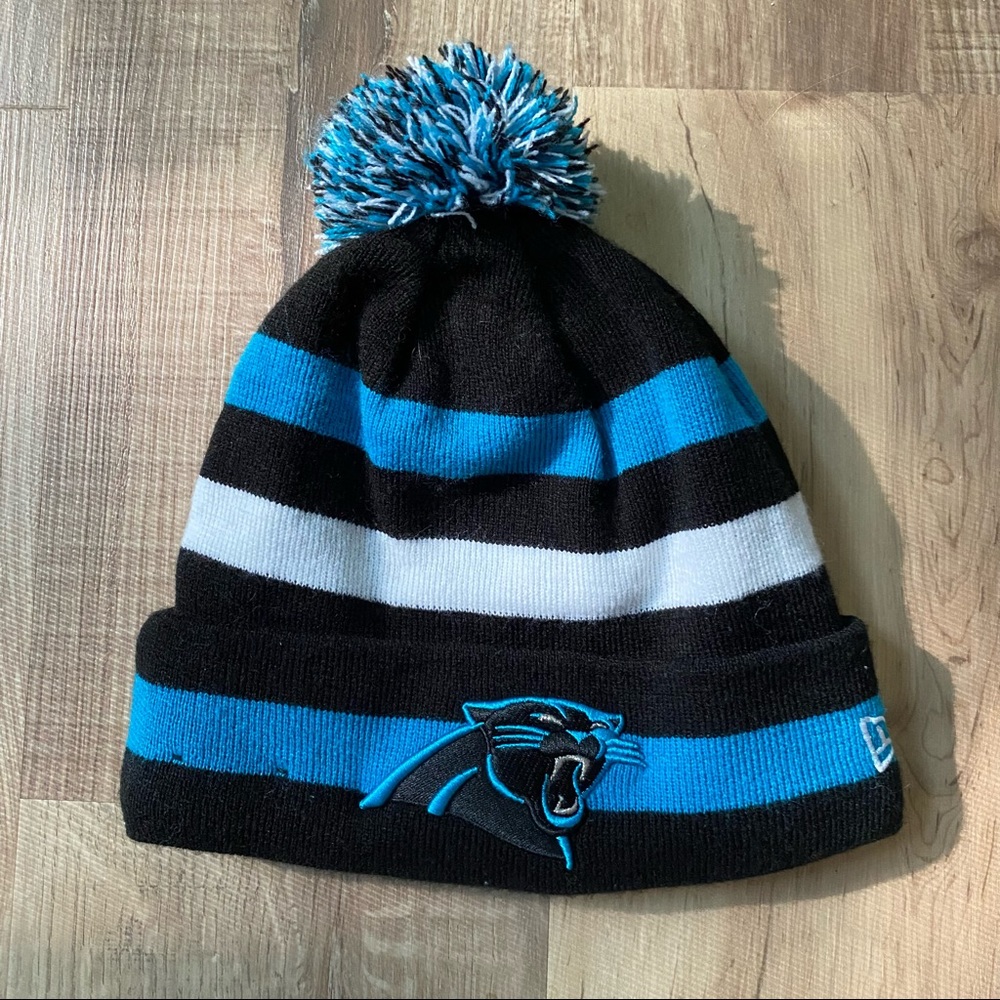 Carolina Panthers New Era Fleece Lined Toboggan